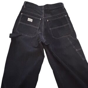 VTG 80s Corniche Carpenter Pants Blue Cords Retro Relaxed Utility Workwear 28x30